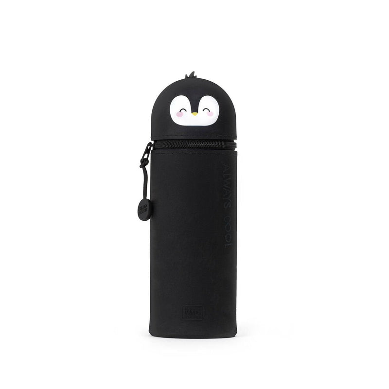 Astuccio 2 In 1 In Silicone Kawaii - Penguin - Realizzandoo