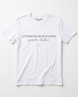 Maglietta Le persone mi piacciono piccole e lontane - T-shirt Ironica