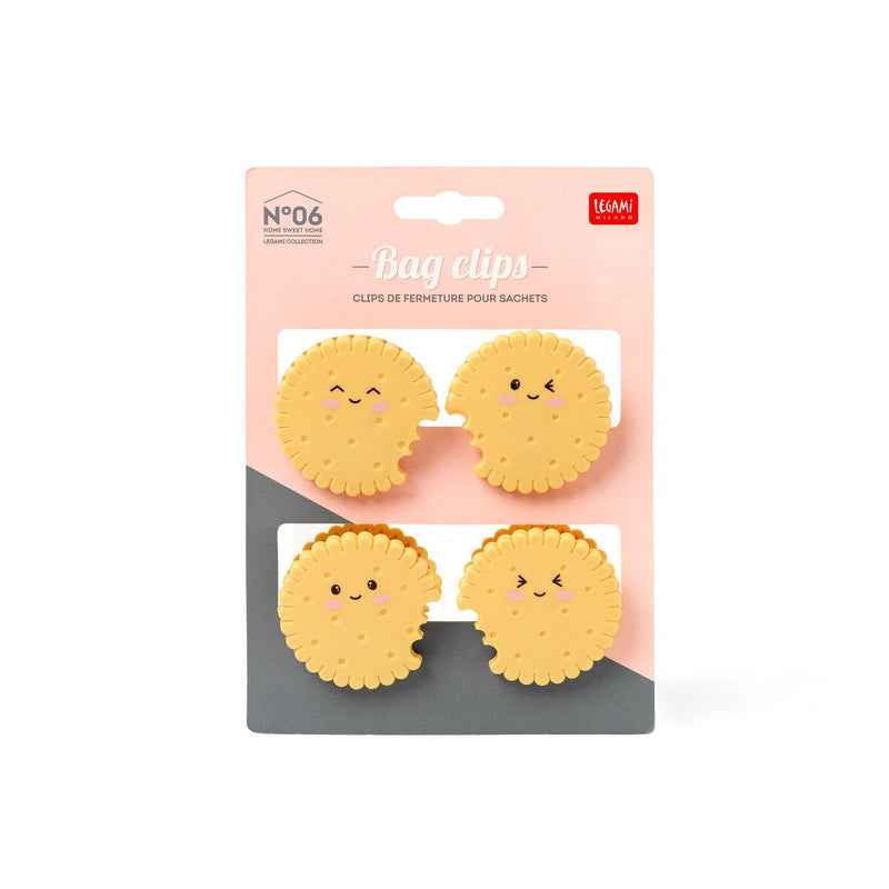 Bag Clips Set Di Clip Chiudi Pacco - Cookie - Realizzandoo