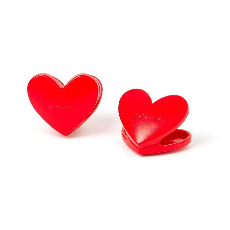Bag Clips Set Di Clip Chiudi Pacco - Heart - Realizzandoo