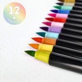 Brush Markers Set 12 Pennarelli Punta Pennello - Pastel Colours - Realizzandoo