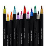 Brush Markers Set 12 Pennarelli Punta Pennello - Pastel Colours - Realizzandoo