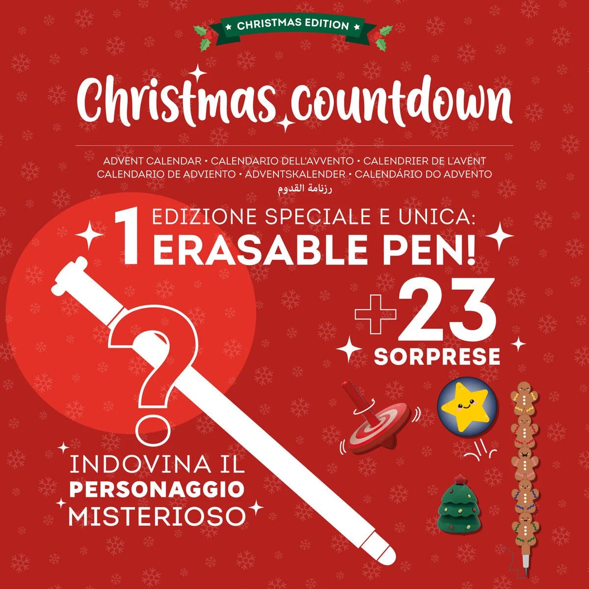 Calendario dell'Avvento Legami - Christmas Countdown - Realizzandoo