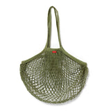Cotton Mesh Bag Borsa A Rete In Cotone - Green - Realizzandoo