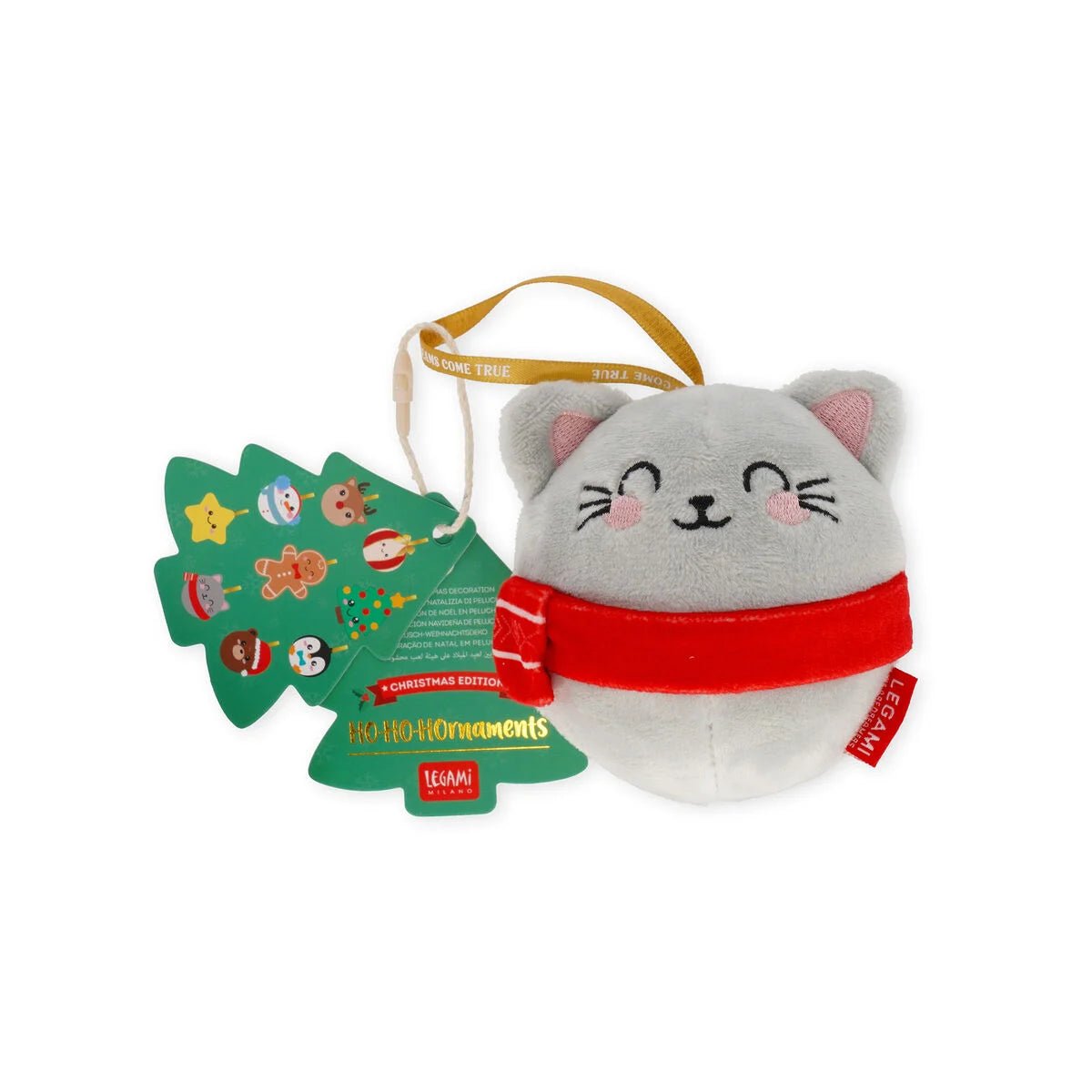 Decorazione Natalizia di Peluche - Kitty - Oh - Oh - Ohrnaments - Realizzandoo