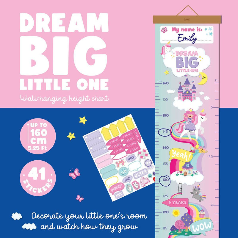Dream Big, Little One Metro Da Parete - Unicorn - Realizzandoo