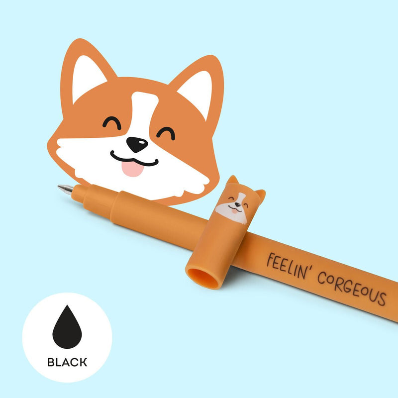 Erasable Pen Penna Gel Cancellabile - Corgi - Realizzandoo