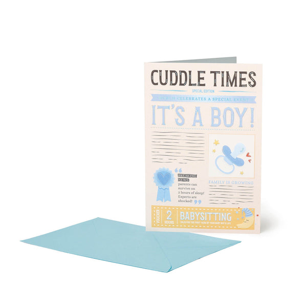 Greeting Card - Cuddle Times Boy - Realizzandoo