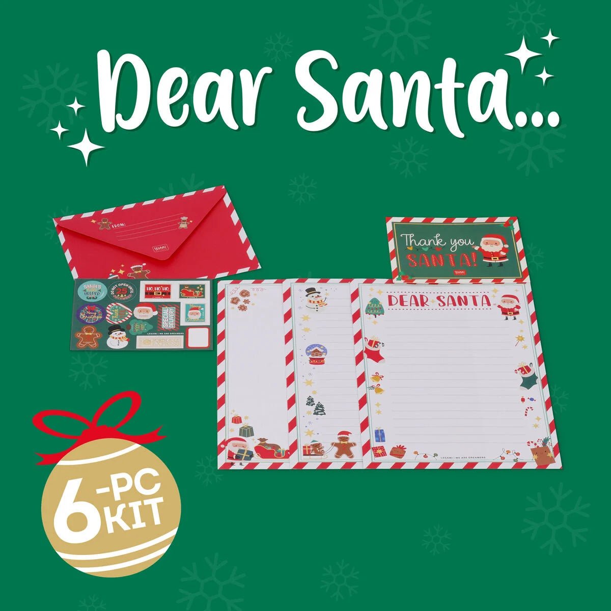 Kit per Lettera a Babbo Natale - Legami - Realizzandoo