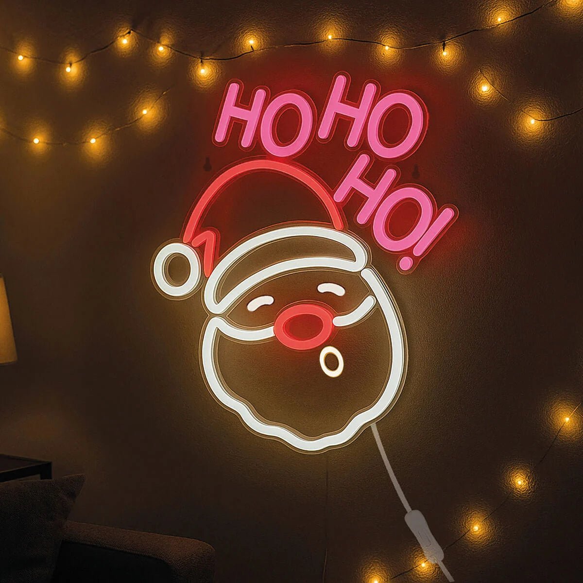 Lampada Led Effetto Neon - Santa Claus - It's a Sign - Realizzandoo