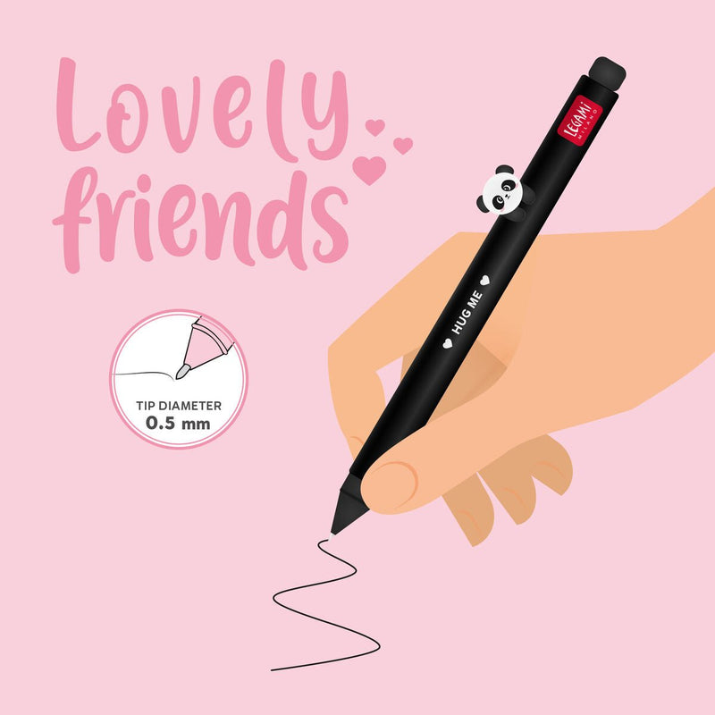 Lovely Friends Penna Gel con Animaletto - Panda - Realizzandoo