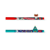 Lovely Friends Set di 2 Penne Gel con Animaletto - Jingle All the Way