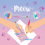Meow Set di 6 Pennarelli Doppia Punta Sovrascrivibili - Kitty