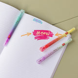 Meow Set di 6 Pennarelli Doppia Punta Sovrascrivibili - Kitty