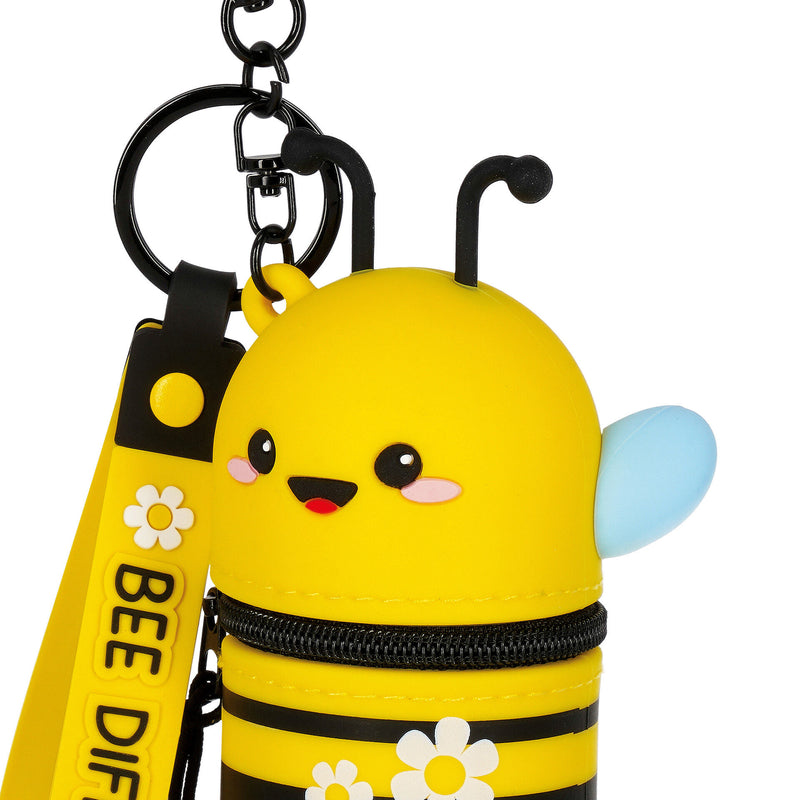 Mini Kawaii Portamonete con Portachiavi - Bee