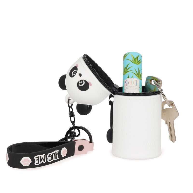 Mini Kawaii Portamonete con Portachiavi - Panda
