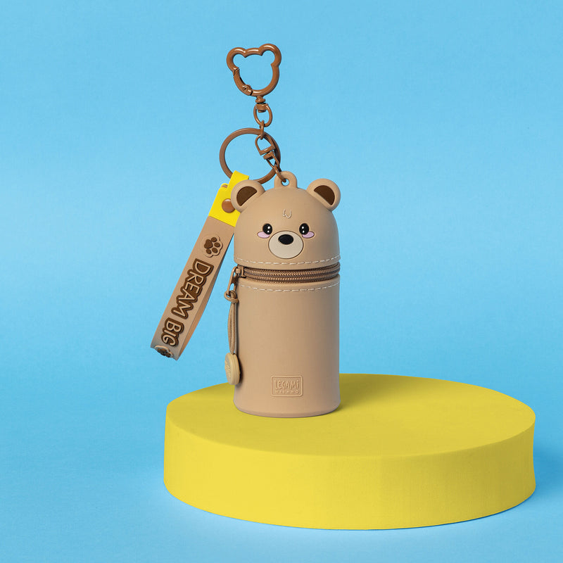 Mini Kawaii Portamonete con Portachiavi - Teddy Bear