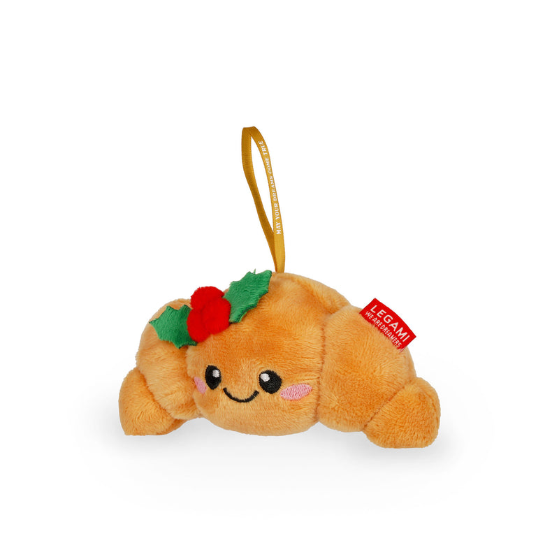 Oh-Oh-Ohrnaments Decorazione in Peluche per l'Albero - Croissant