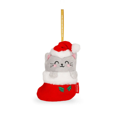 Oh-Oh-Ohrnaments Decorazione in Peluche per l'Albero - Kitty
