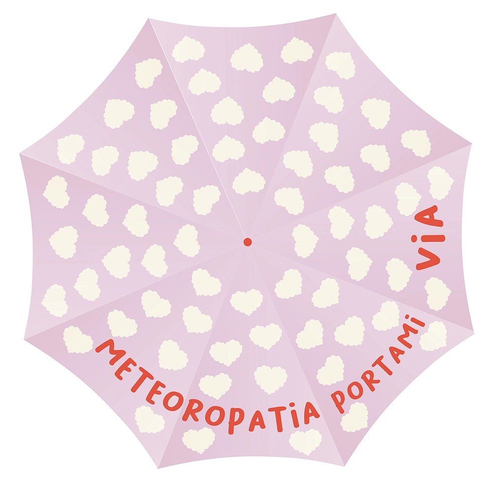 Ombrello Rosa - "Metereopatia portami via" - Realizzandoo