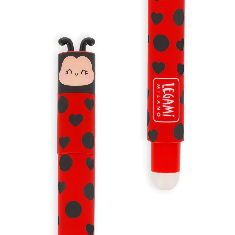 Penna Gel Cancellabile Erasable Gel Pen - Ladybug - Realizzandoo