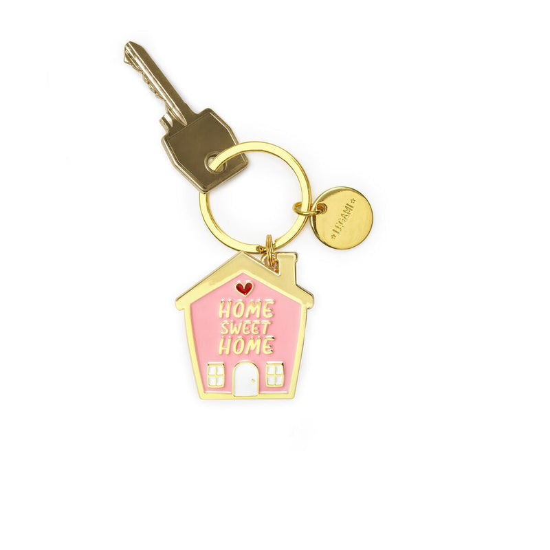 Portachiavi Metallo Smaltato What A Key Ring - House - Realizzandoo