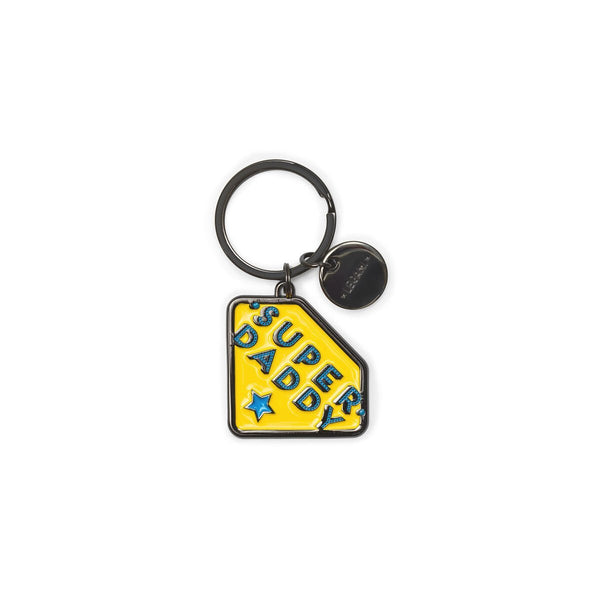 Portachiavi Metallo Smaltato What A Key Ring - Super Daddy - Realizzandoo