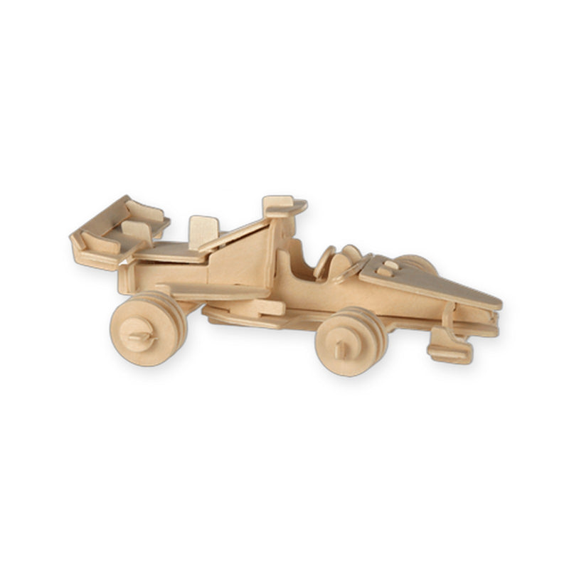 Puzzle 3D in legno naturale, automobili - Formula 1 [rlz-06-n4]