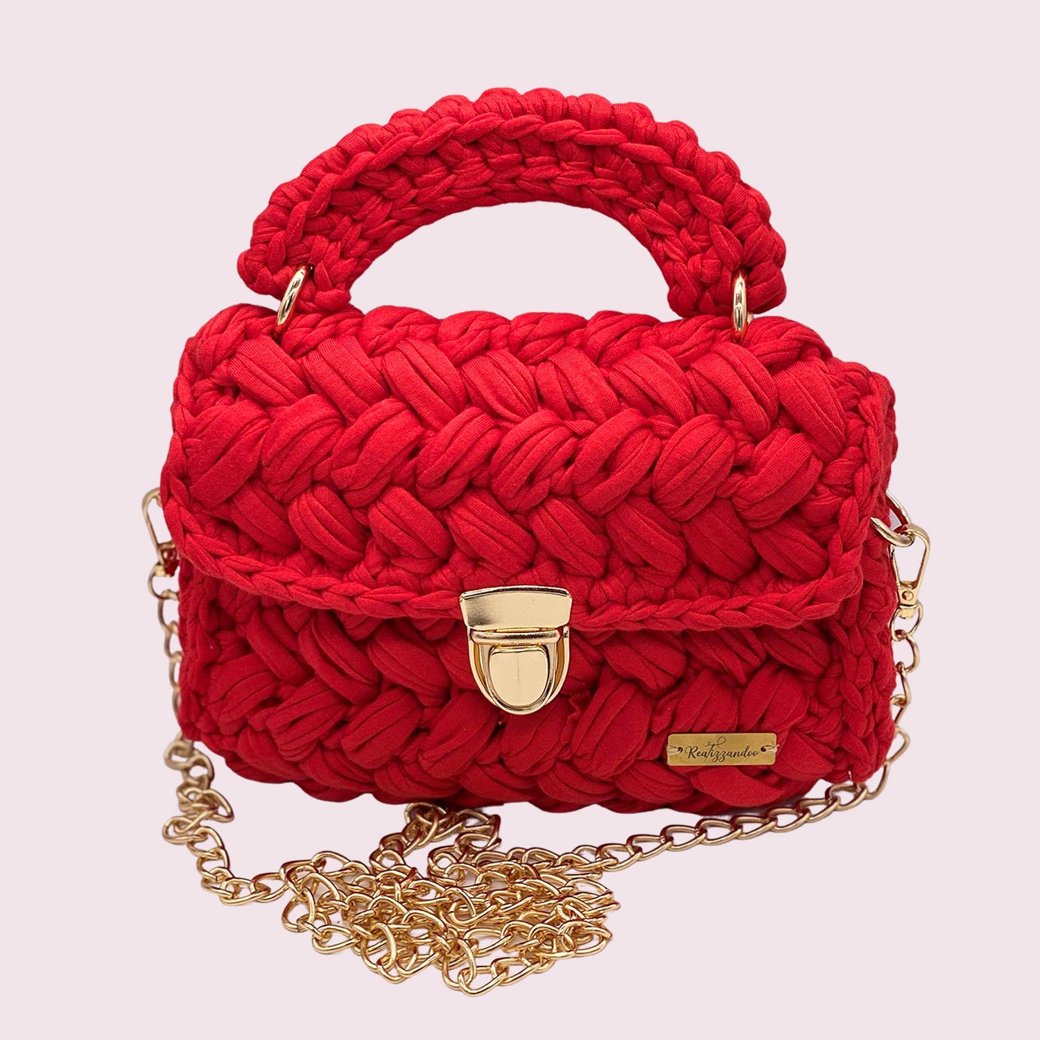 Bolso Elettra de Paja con Flecos y Tela de Rosas