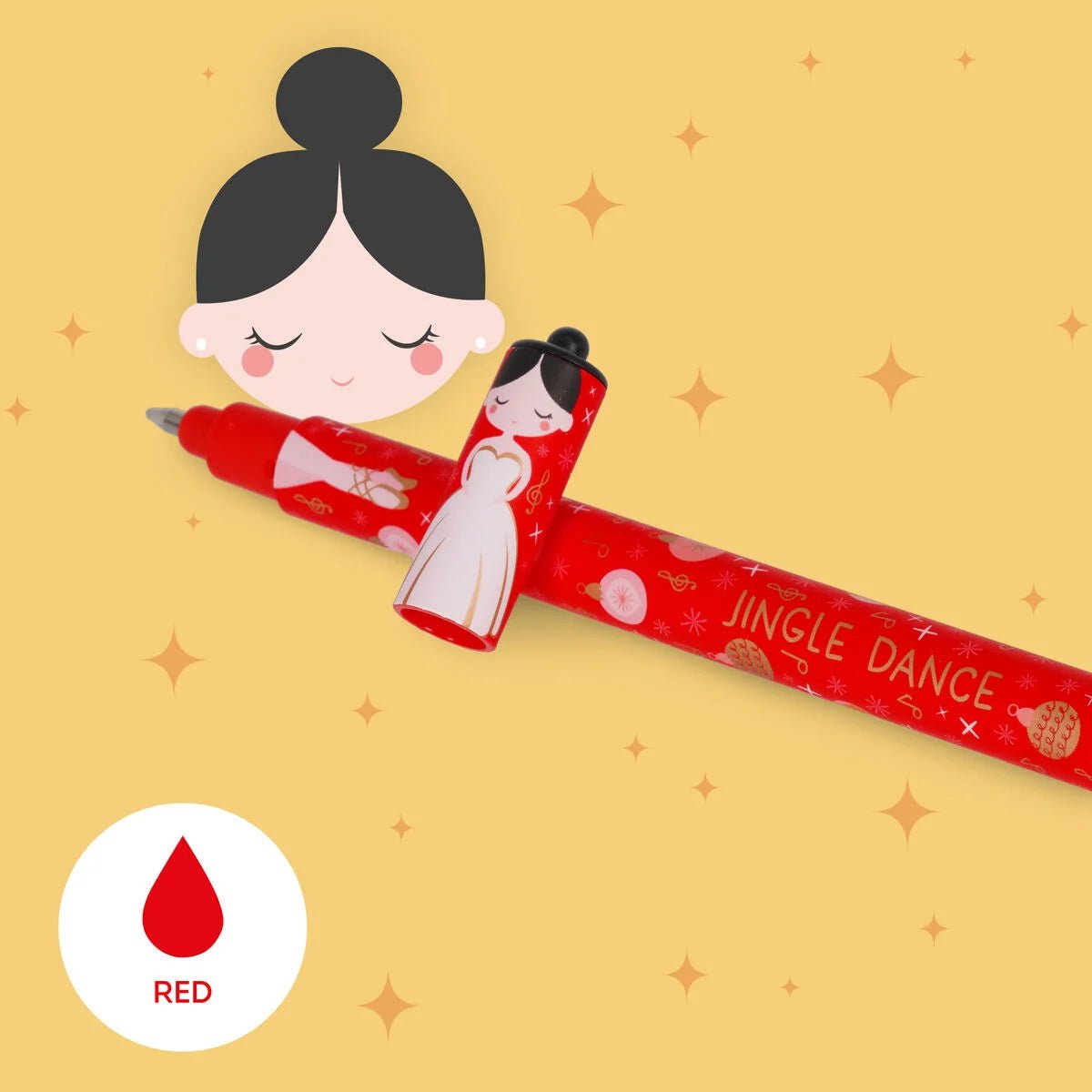 Set di 3 Penne Gel Cancellabili - The Nutcracker - Erasable Pen - Realizzandoo