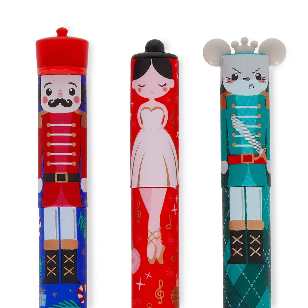 Set di 3 Penne Gel Cancellabili - The Nutcracker - Erasable Pen - Realizzandoo