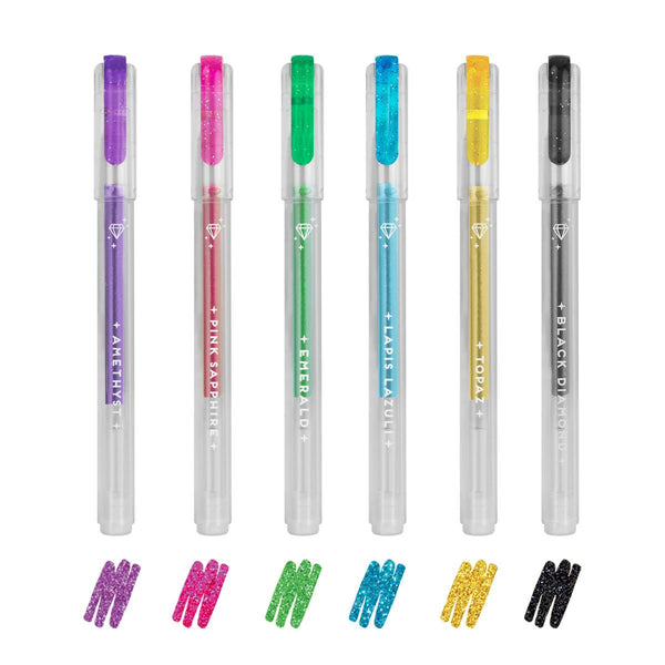 Shine Like A Diamond 6 Mini Penne Gel Glitterate - Multicolor - Realizzandoo