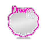 Specchio Luce Led Effetto Neon It's A Sign - Dream Big - Realizzandoo