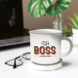 Tazza In Porcellana New Bone China Cup - Puccino - Boss - Realizzandoo