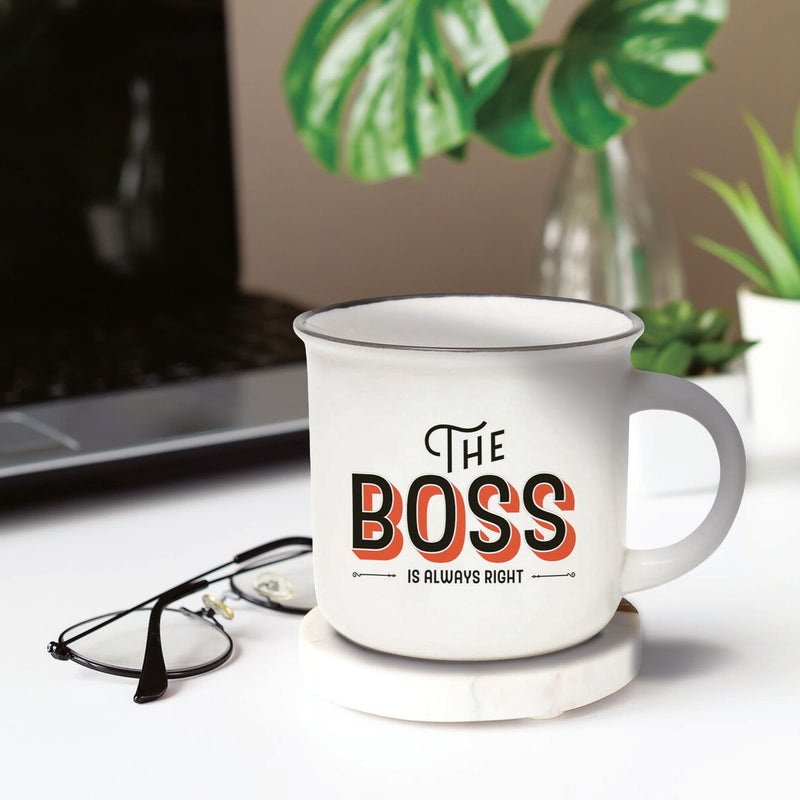 Tazza In Porcellana New Bone China Cup - Puccino - Boss - Realizzandoo