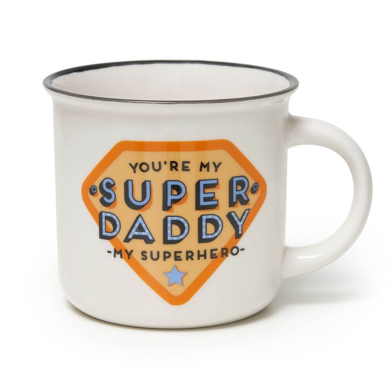 Tazza In Porcellana New Bone China Cup - Puccino - Super Daddy - Realizzandoo