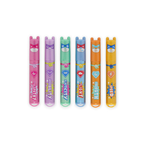 Teddy's Superpower Set di 6 Mini Evidenziatori - Teddy Bear