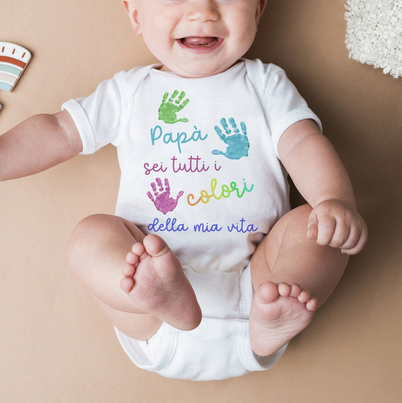 Body Bimbo/a "Papà sei tutti i colori della mia vita" - Realizzandoo