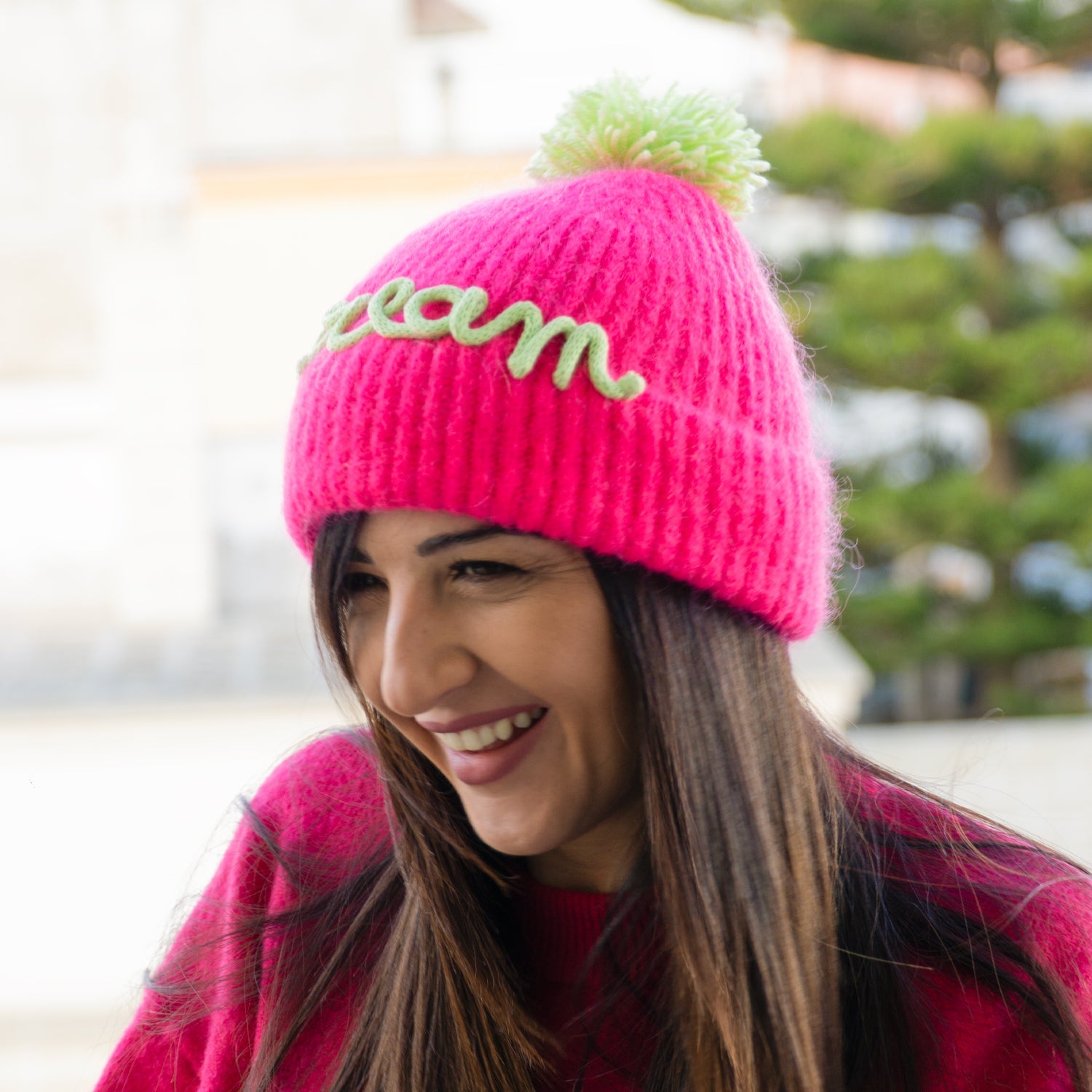 Personalizzato Cappello Pom Pom Uomo Cappello Lana