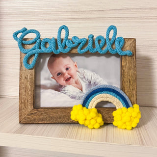 Cornice Portafoto Personalizzata con Nome o Scritta