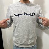 Felpa con scritta "Super Papà" - Realizzandoo